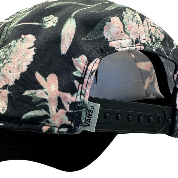 VANS Women's Vansday Court Hat TROPICAL FLORAL PRINT/BLACK - Picture 5 of 7